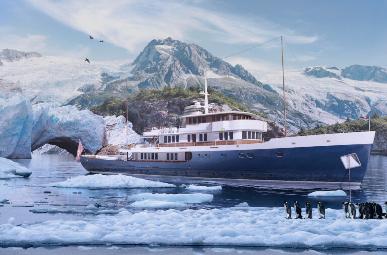 Motor Yacht BLUE II Rendering