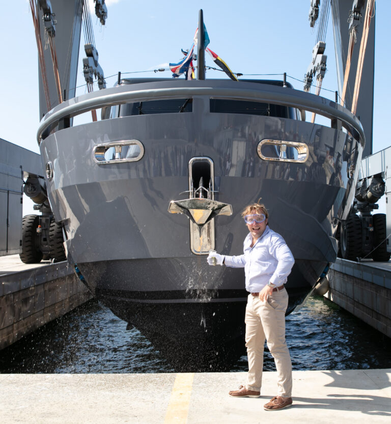 Motor Yacht HAZE Christened