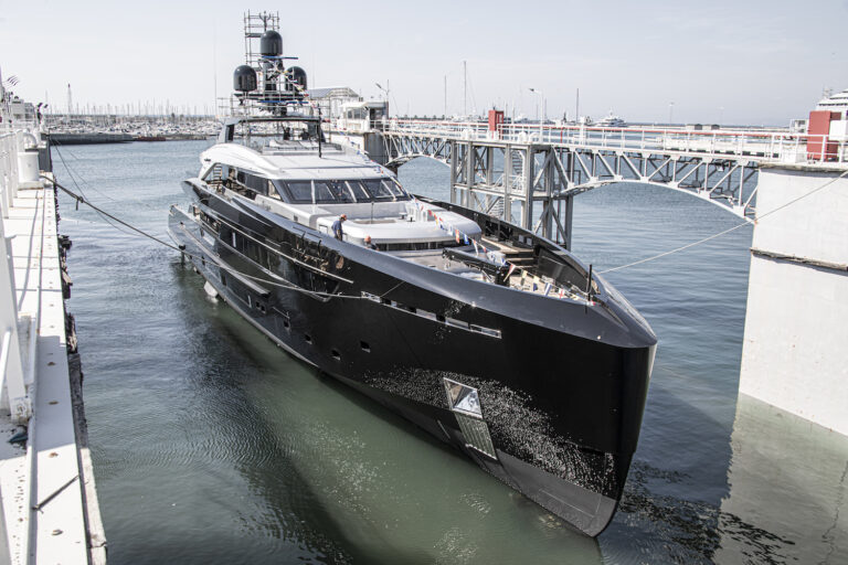 Motor Yacht OLOKUN Hits Water In Italy