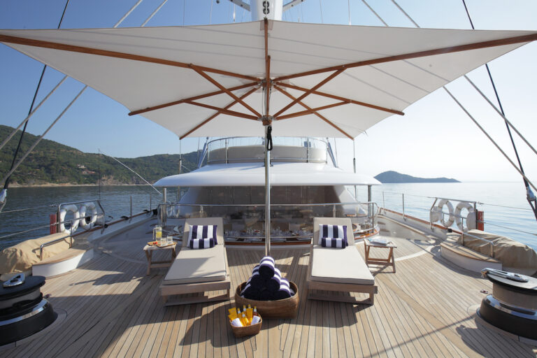 On Deck Sunbathing And Alfresco Dining Area