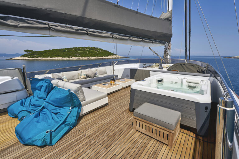 On Deck With Jacuzzi