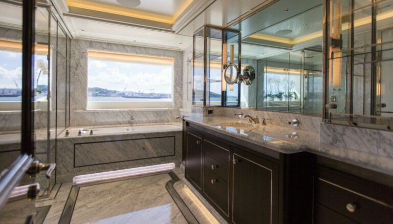 Owners Deck With His And Hers Bathroom