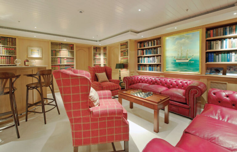 Owner's Saloon And Library