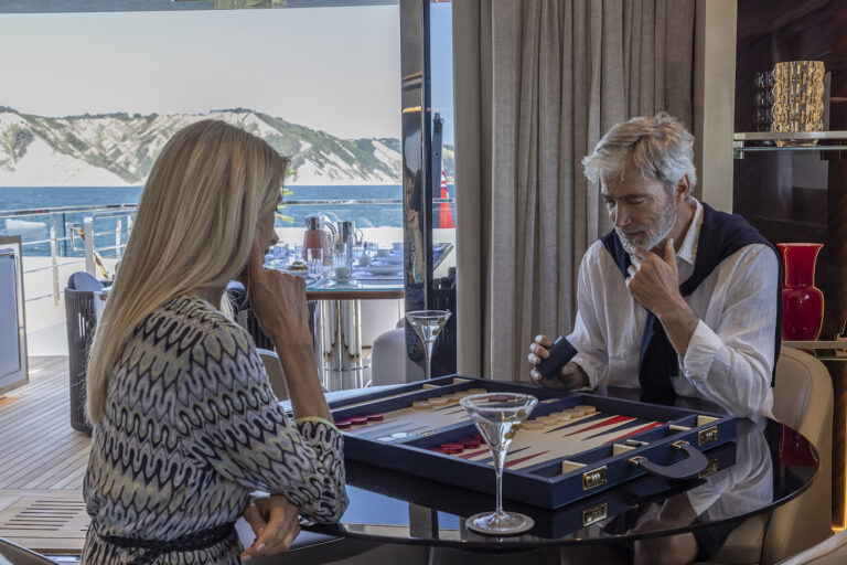 Playing Games On Yacht - Lifestyle