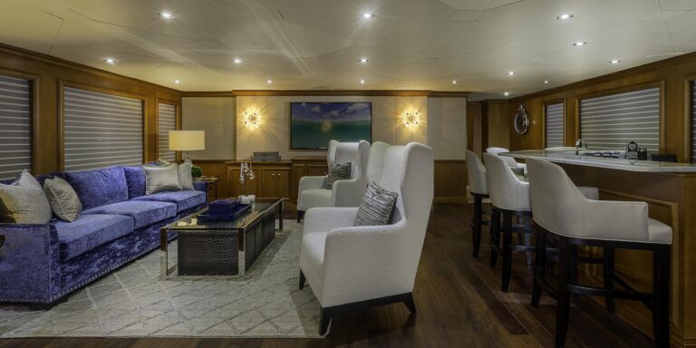Plush Sofa And Inviting Ambience In The Sky Lounge