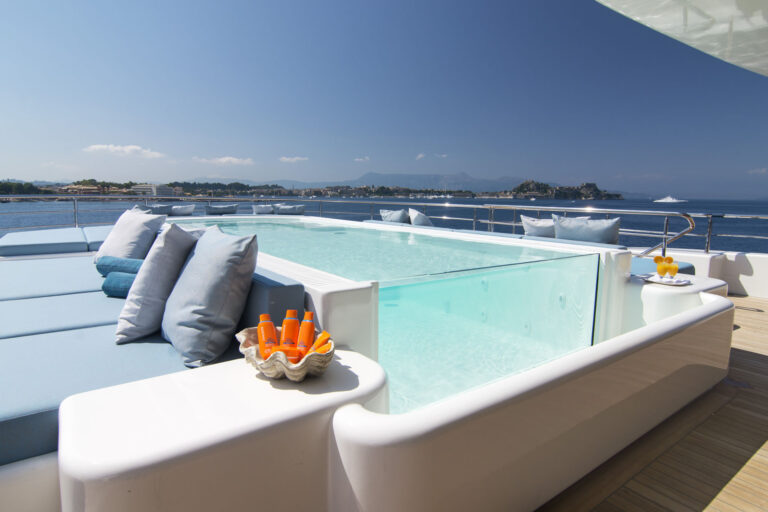 Pool On Mega Yacht
