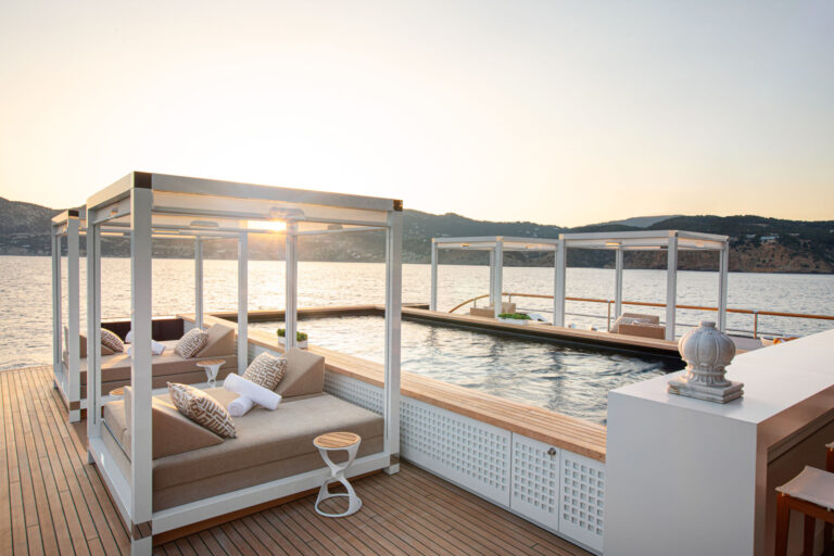 Pool With Lounging Area Around