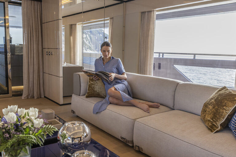 Relaxing In The Yacht Saloon - Lifestyle