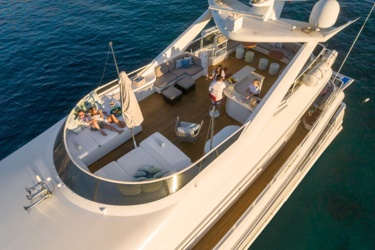 Relaxing On The Top Deck