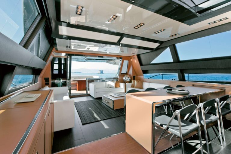 Salon view aft