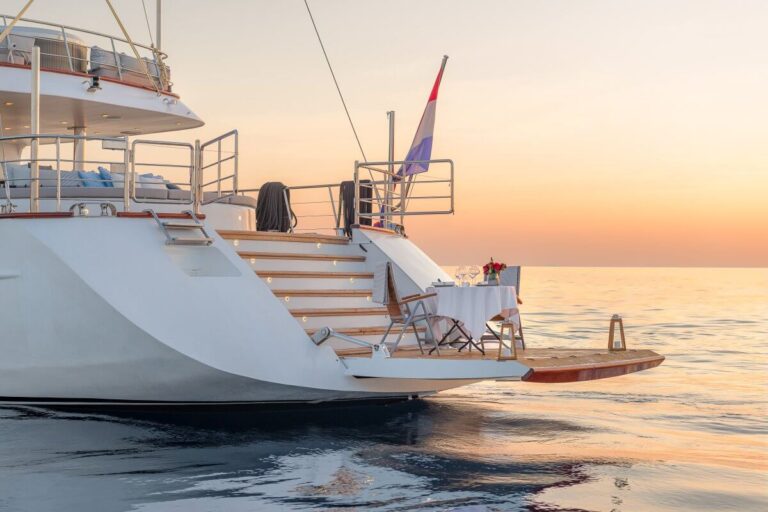 Romantic Dining On A Yacht Lifestyle