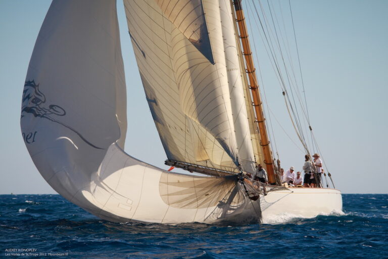Sailing At Les Voiles De Saint-Tropez Regatta