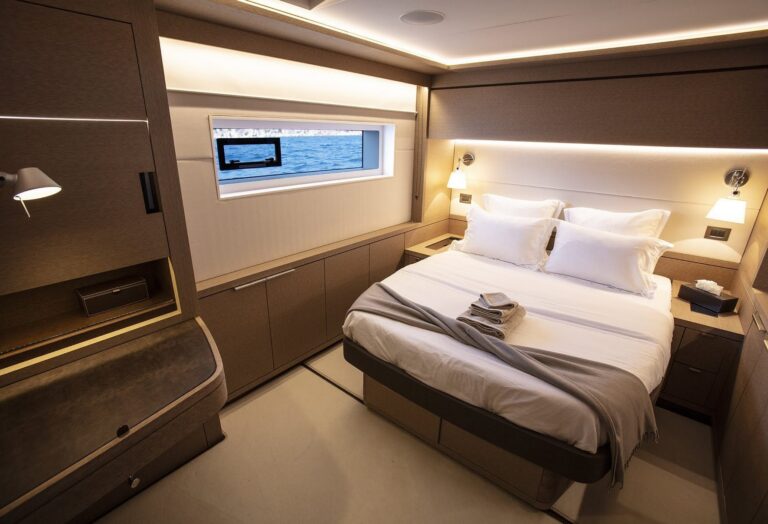 Sailing Catamaran Babac Aft Stb Cabin Low