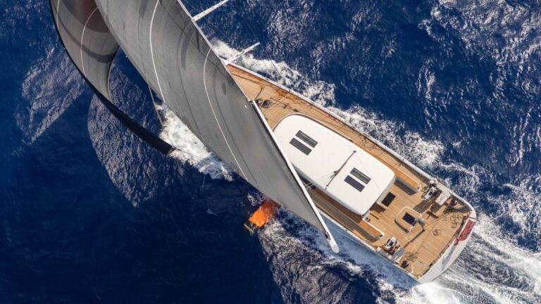 Sailing Yacht Canova Aerial View