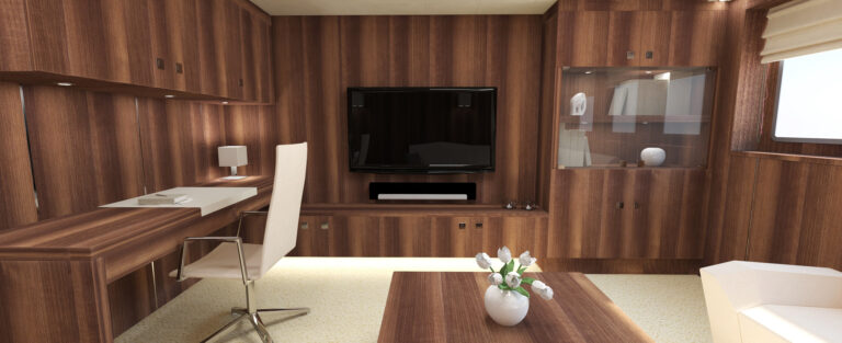 Salon With Tv