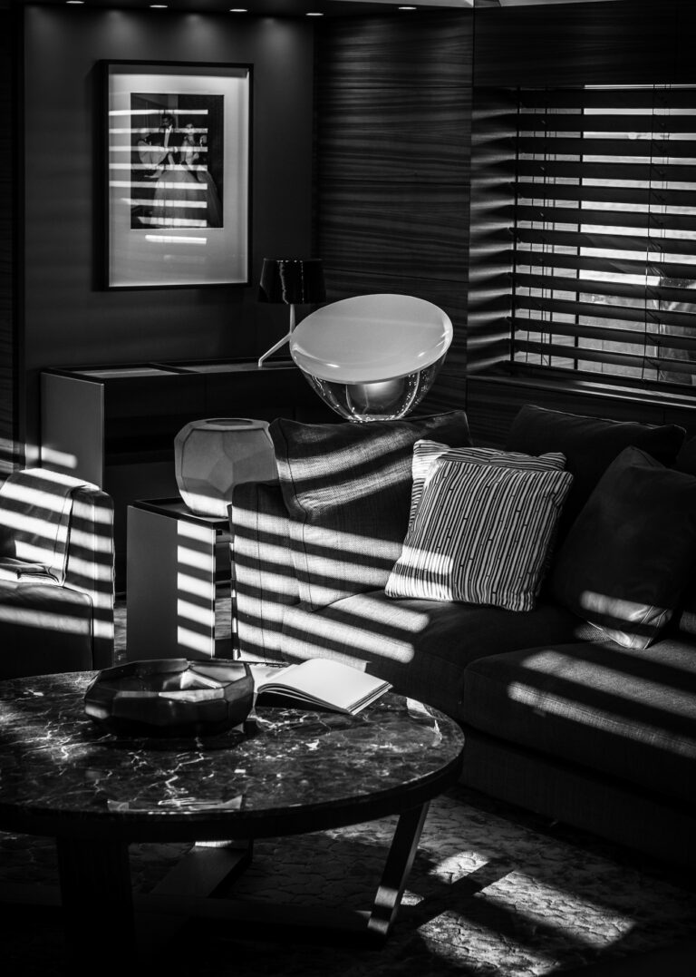 Saloon Detail In Bw