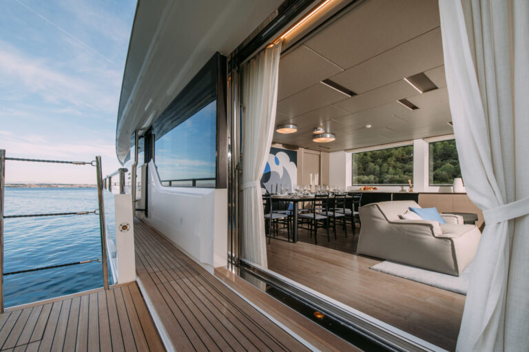 Saloon With Huge Sliding Doors