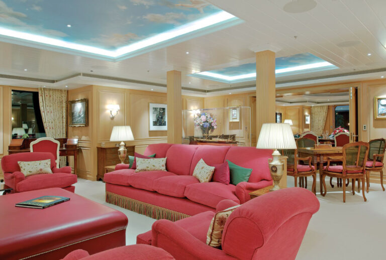 Saloon With Plush Furnishings