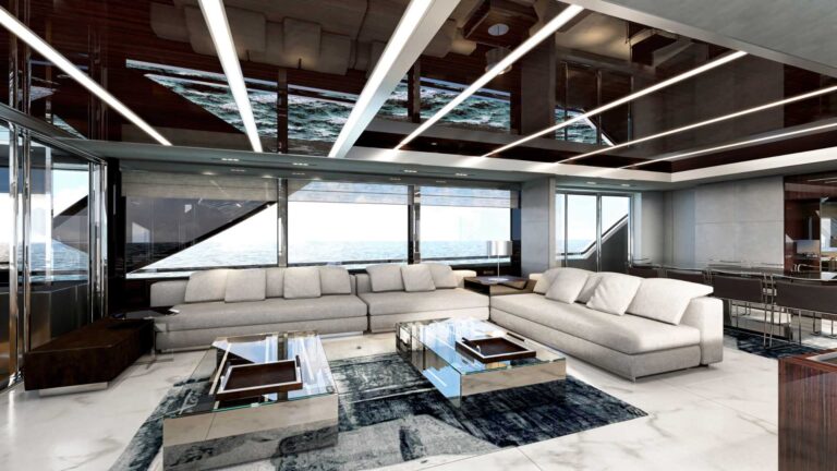 Saloon With Seating Area - Rendering