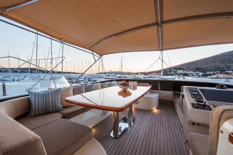 Seating Area On Flybridge