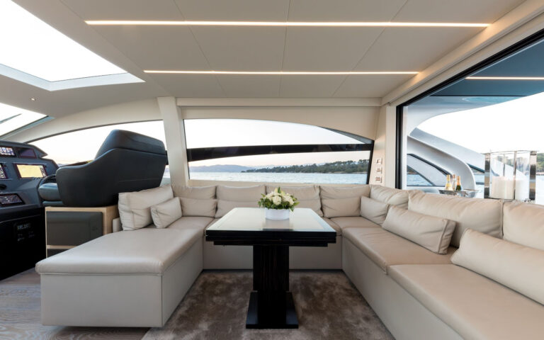Seating Area On Flybridge