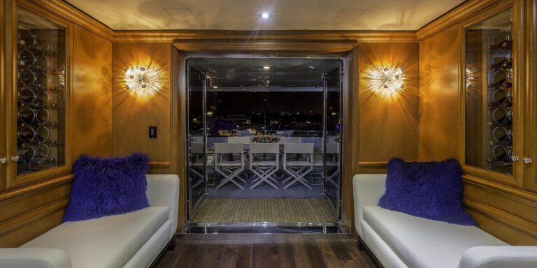 Sky Lounge Looking Out At Aft Deck