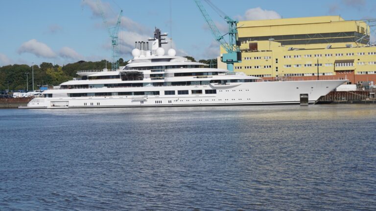 Spotted At Lurssen Shipyard In October 2019