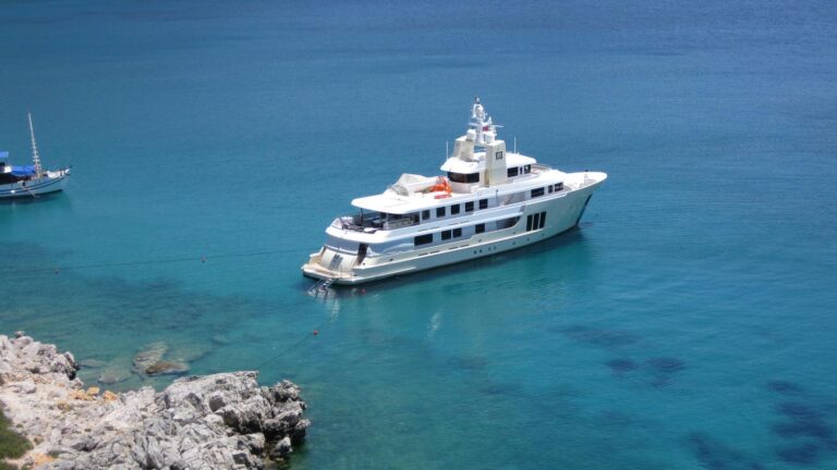 Stern To In The Mediterranean