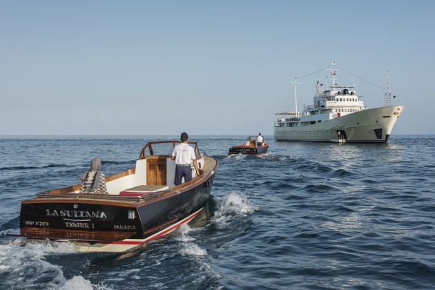 Sultana Yacht With Two Tenders