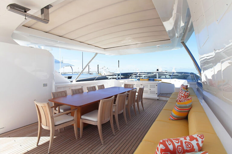 Sun Deck Alfresco Dining Area ZAZOU