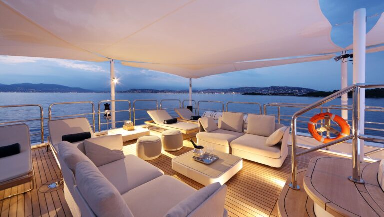 Sun Deck At Sunset
