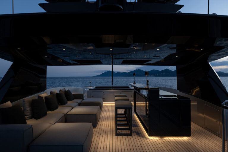 Sun Deck Bar In The Evening