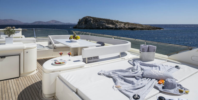 Sun Deck Seating And Sunbathing Area