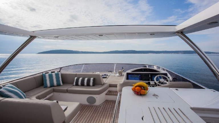 Sun Deck Seating And Sunbathing Area