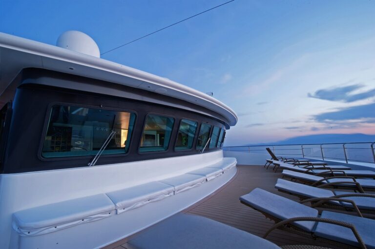 Sun Loungers On Deck