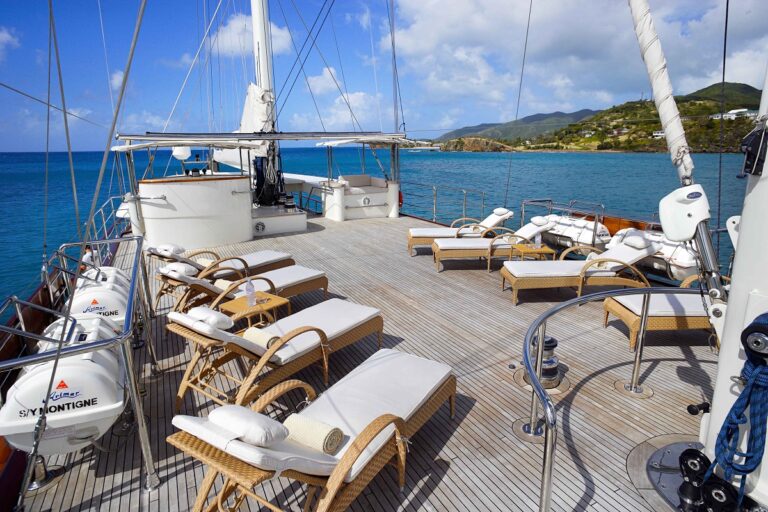 Sun Loungers On Deck