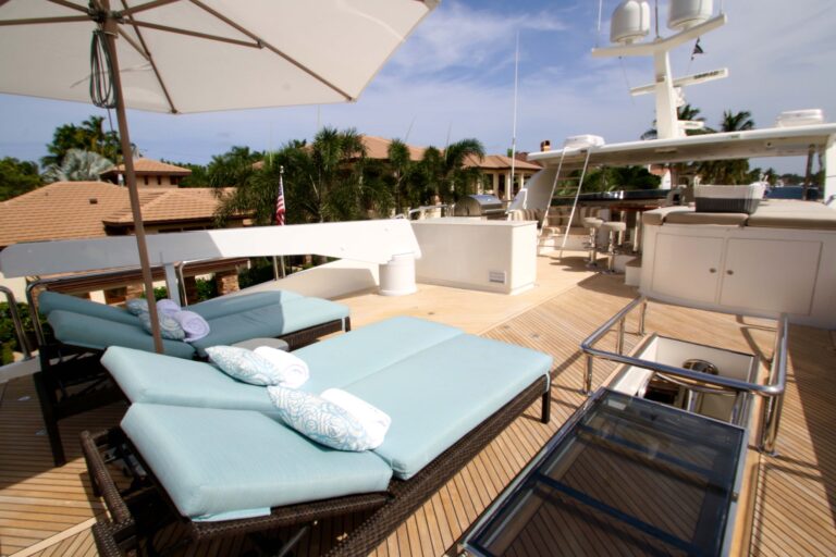 Sun Loungers On Sundeck