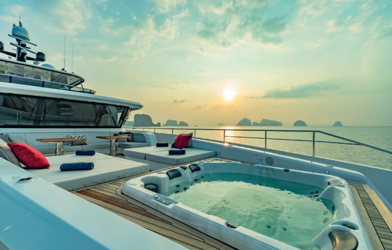 Sundeck And Jacuzzi Area