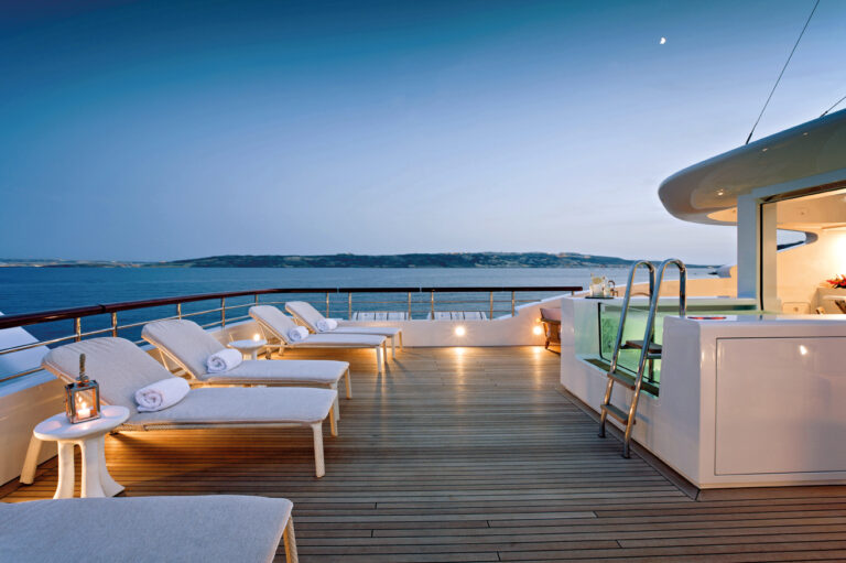 Sundeck With Pool And Loungers