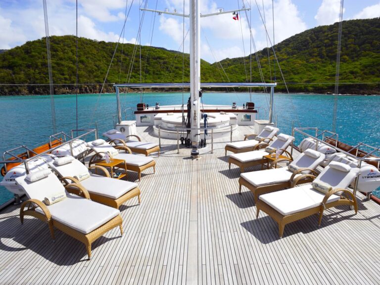 Sunloungers On Deck
