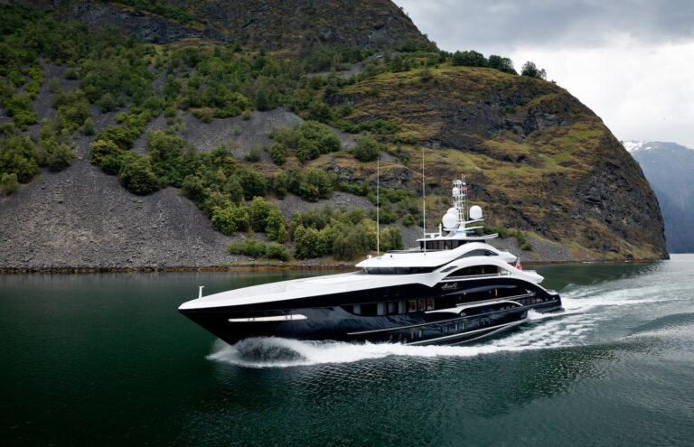 Superyacht Ann G In Norway