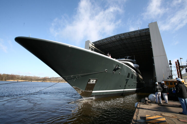 Motor Yacht PHOENIX 2 Launch - Image by CARL GROLL