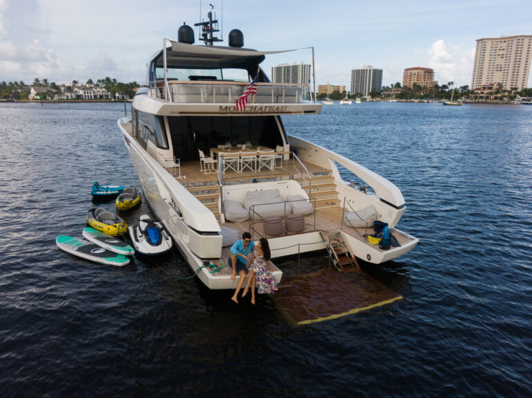 Swim Platform With Water Toys - Lifestyle