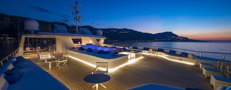 Swimming Pool By Night