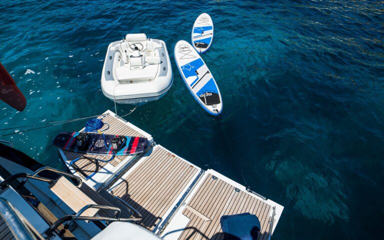 Swim platform and water toys