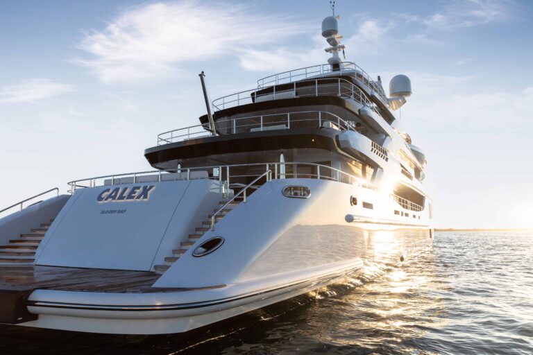 Transom Of Yacht CALEX