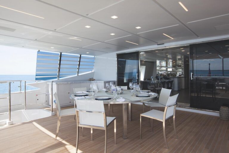 Upper Deck Dining Area Alfresco On The Exterior