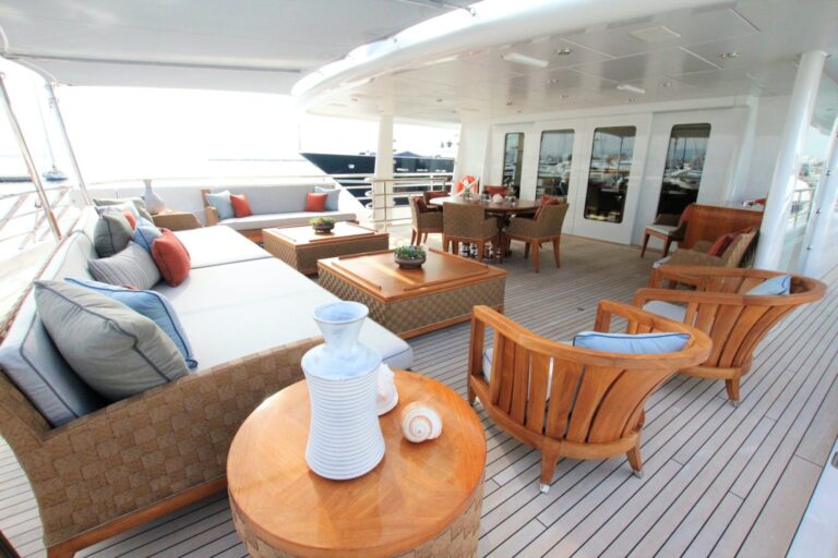 Upper Deck Exterior Dining Area
