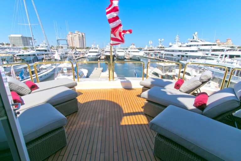 Upper Sun Deck Loungers