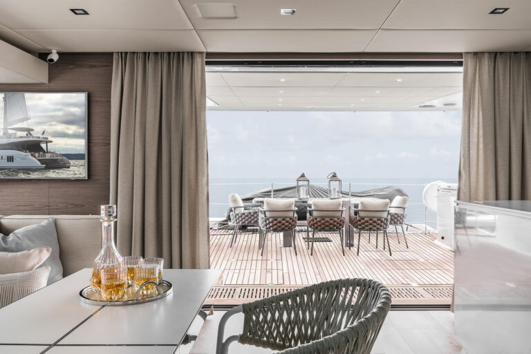 View From Saloon Aft